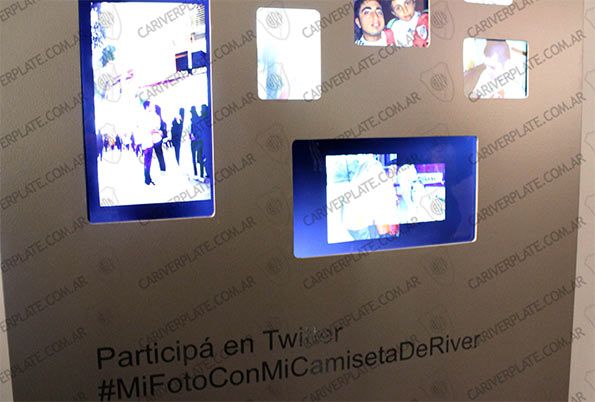 Foto dei tifosi nel museo del River