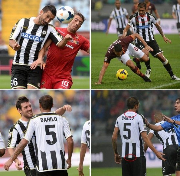 Differenze maglia Udinese DaciaSponsorDay