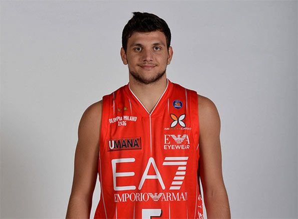 Alessandro Gentile maglia Olimpia 2013-14
