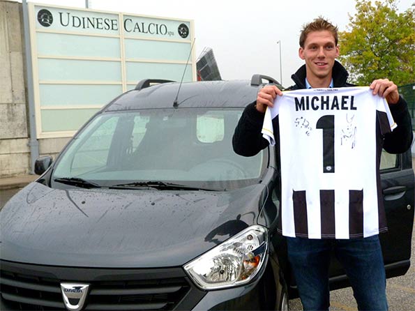 Michael Nino maglia Udinese numero 1