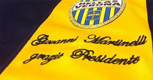 Ricamo Martinelli maglia Verona