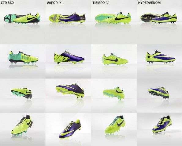 Scarpe calcio Nike alta visibilità