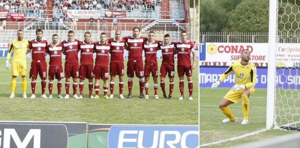 Maglia Trapani portiere giallo 2013-14