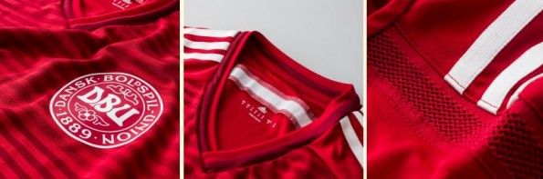 Maglia Danimarca 2014 dettagli