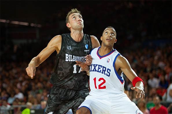 Bilbao-Sixers basket