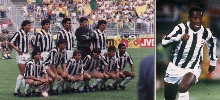 La Costa Rica in bianconero ai Mondiali di Italia '90
