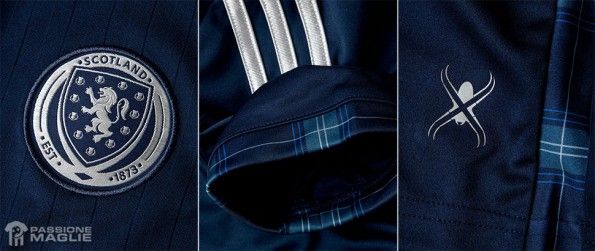 Dettagli maglia Scozia 2014 adidas