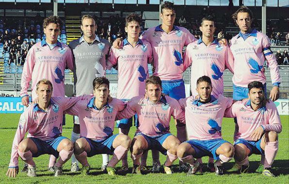 Foligno 2013-2014 maglia third rosa speciale