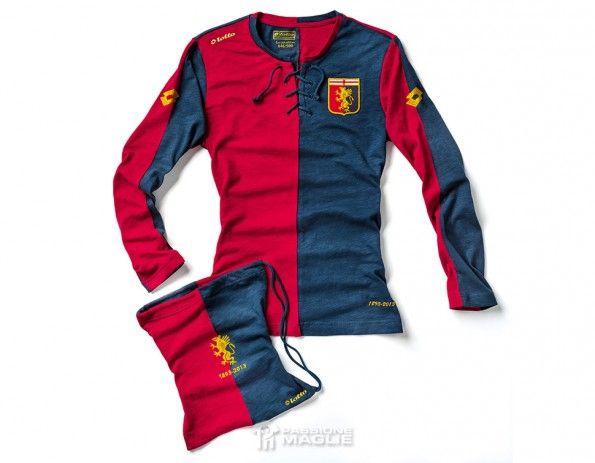 Maglia Genoa 120 anni edizione limitata