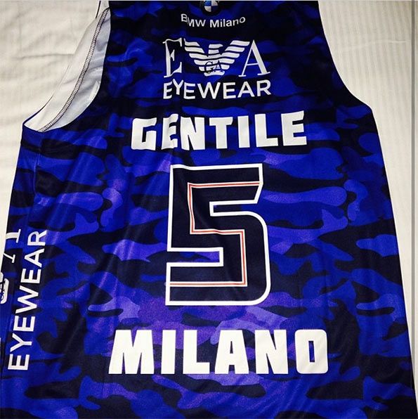 EA7 Olimpia Milano Mimetica 2013-2014