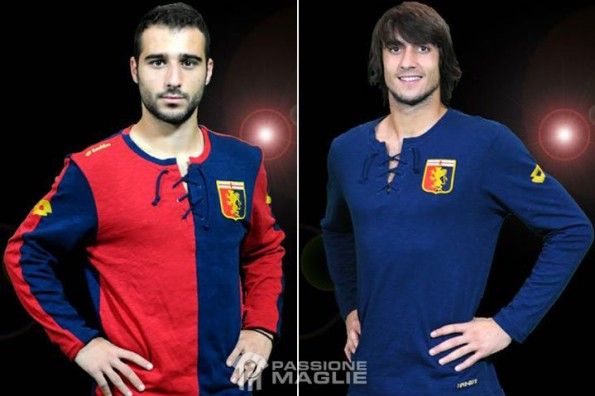 Fetfatzidis Perin divise Genoa 120 anni Lotto