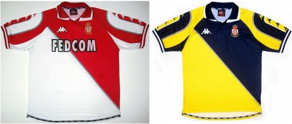 Maglie Monaco 1998-1998 realizzate da Kappa