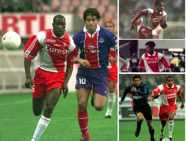 Maglie Monaco stagioni 1996-1998