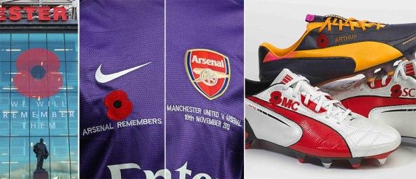 Dettagli Poppy day Manchester-Arsenal