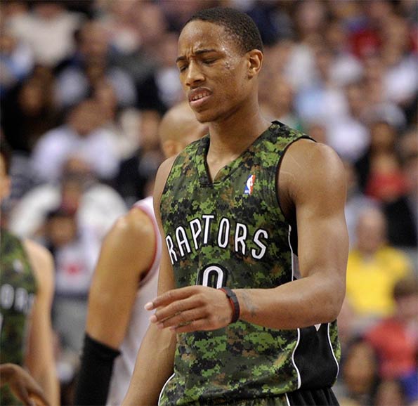 Toronto Raptors maglia camouflage