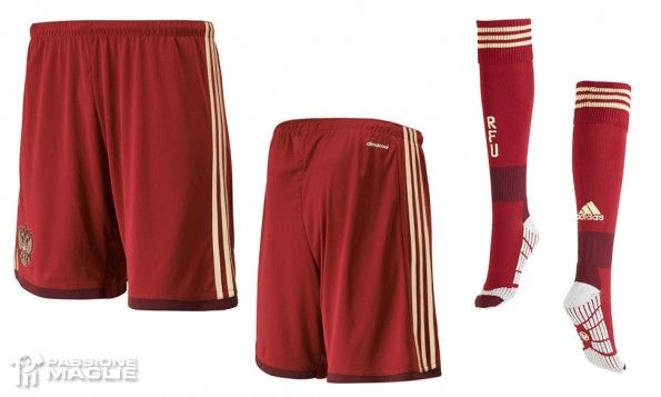 Pantaloncini calzettoni Russia 2014-15 home