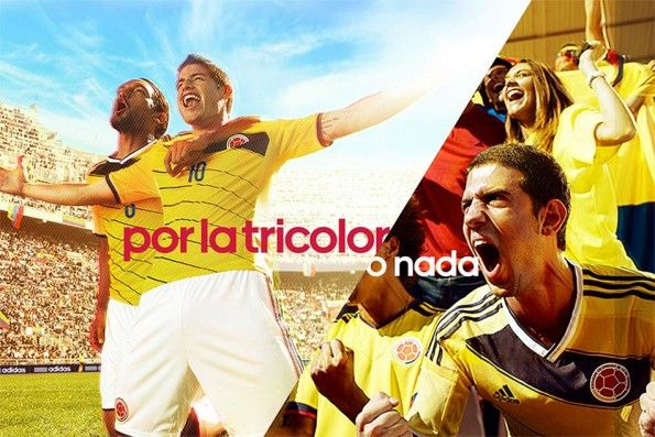 Colombia camiseta 2014 adidas World Cup