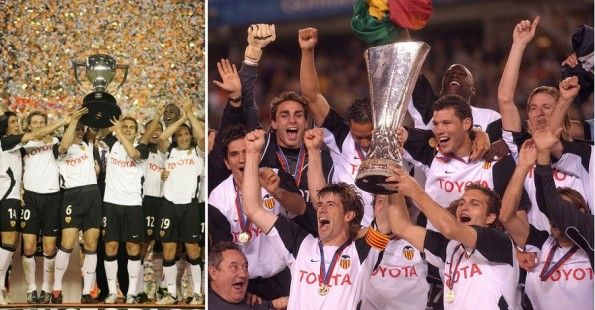 La doppietta Liga-Uefa del Valencia 2003-2004