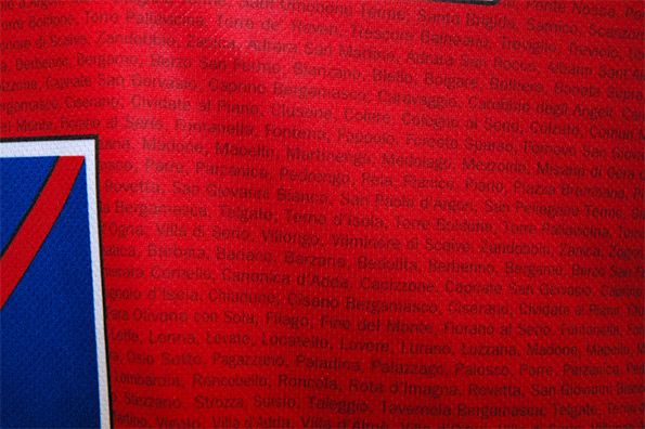 Lista comuni Bergamo maglia Atalanta