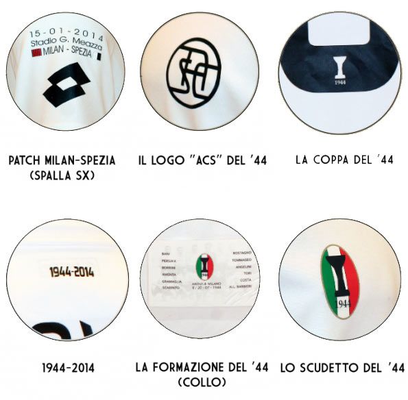 Scudetto maglia spezia sale