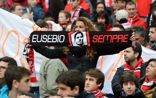 Sciarpa Eusébio Sempre Benfica