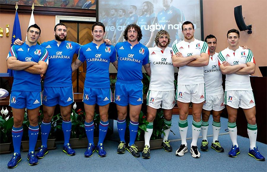 Presentazione kit Italia rugby 2014 CONI