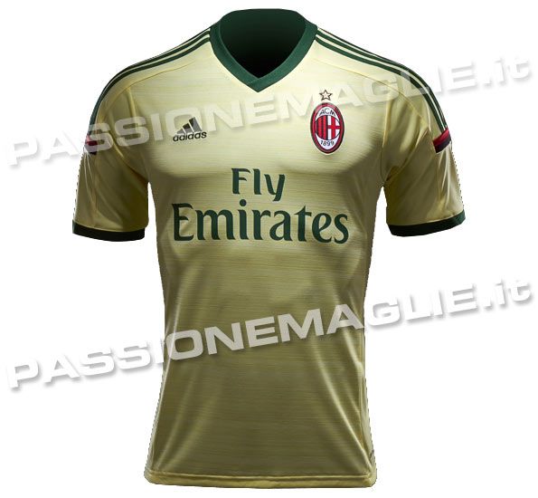 Anteprima terza maglia Milan 2014-15