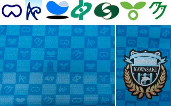 Pattern scacchi prima maglia Kawasaki Frontale