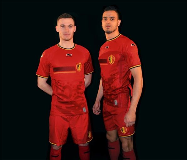 Belgio kit home 2014 Burrda