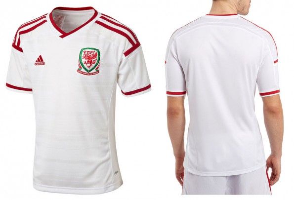 Seconda maglia Galles 2014-15 adidas