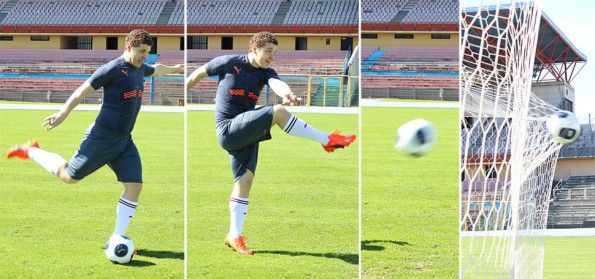 Sequenza tiro scarpe evoPower