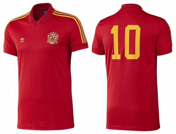 Maglia Spagna retrò adidas 2014