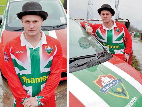 Windsor FC 2014, maglia e auto