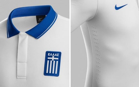 Maglia Grecia 2014 Nike dettagli