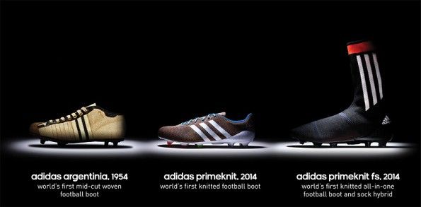 Evoluzione scarpe Knit adidas 1954-2014