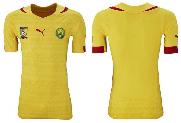 Camerun seconda maglia Mondiali 2014