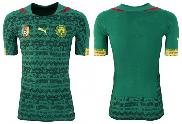 Maglia Camerun home 2014 Mondiali