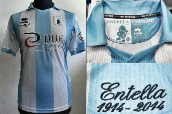 Virtus Entella prima maglia 2013-2014