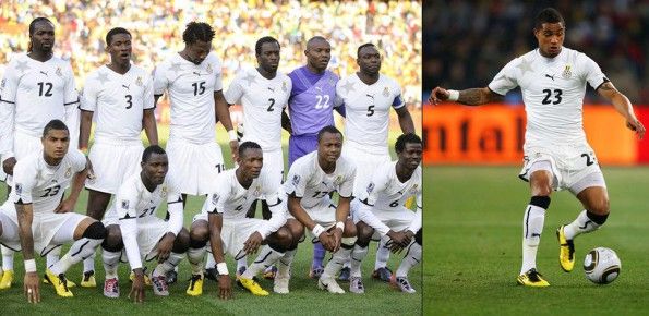 Kit Ghana home 2010 Mondiali