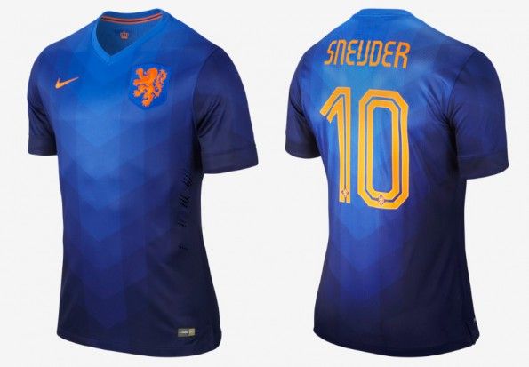 Maglia Olanda trasferta Mondiali 2014