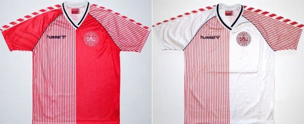 Le iconiche maglie Hummel della Danimarca al Mondiale 1986