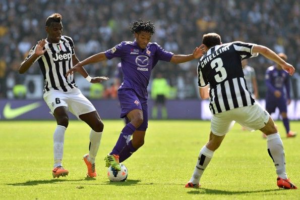 Fiorentina-Juventus, Serie A 2013-2014, Paul Pogba e Juan Cuadrado