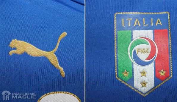 Logo Puma e FIGC Italia 2014