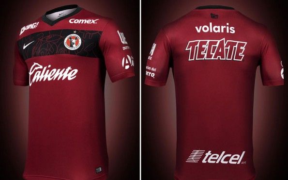 Club Tijuana 2014, maglia home, fronte-retro