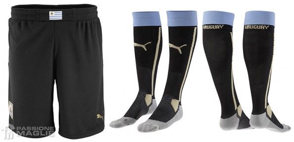 Calzoncini calzettoni Uruguay 2014 home