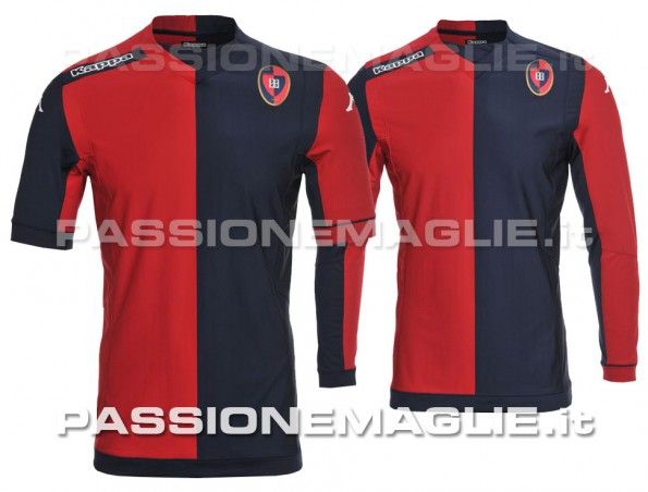 Cagliari anteprima maglia home 2014-15