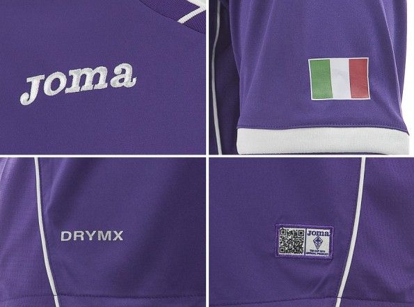 Dettagli maglia Fiorentina Coppa Italia 2013-14