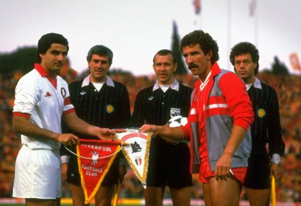 Di Bartolomei e Souness prima della finale di Coppa Campioni 1984
