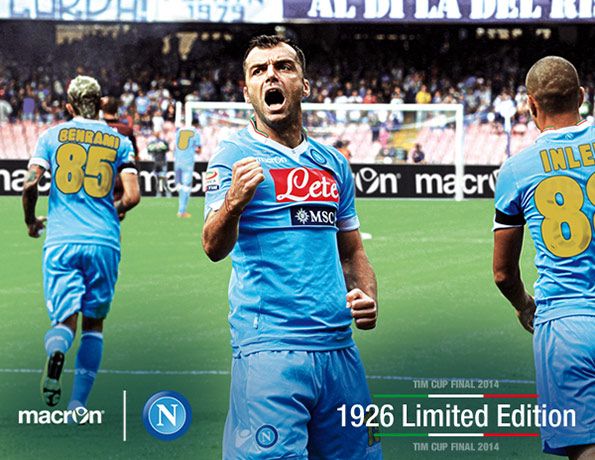 Kit Napoli Coppa Italia finale Macron