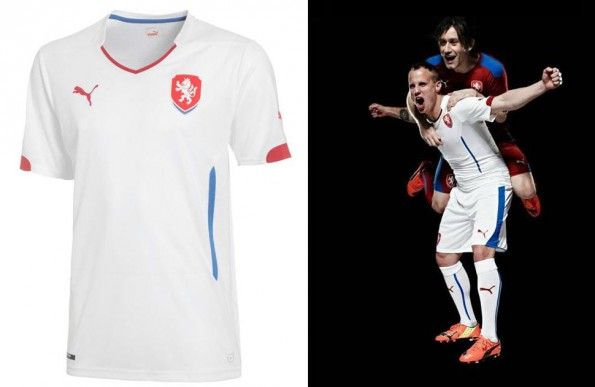 Seconda maglia Repubblica Ceca 2014-16